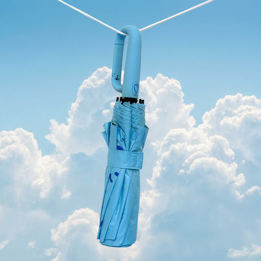 Déluge Clip Umbrella — Topaz · Large (27")